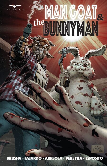 Cover for the Man Goat and the Bunnyman graphic novel