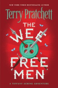 Book cover for Terry Pratchett's The Wee Fee Men.